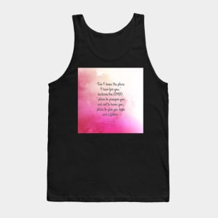 Jeremiah 29:11, Inspiring Bible Quote Tank Top